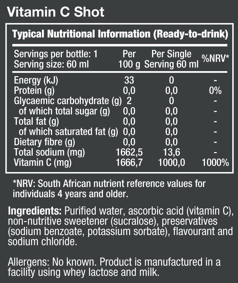 VitaTech Vitamin C shot